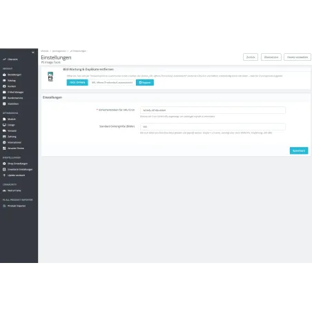 PSImageTools Pro – Bildoptimierung & Duplikate entfernen für PrestaShop