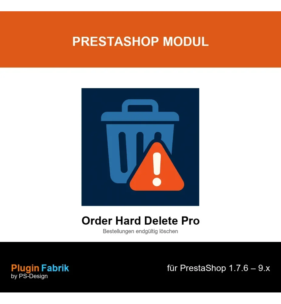 Order Hard Delete Pro – Bestellungen endgültig löschen