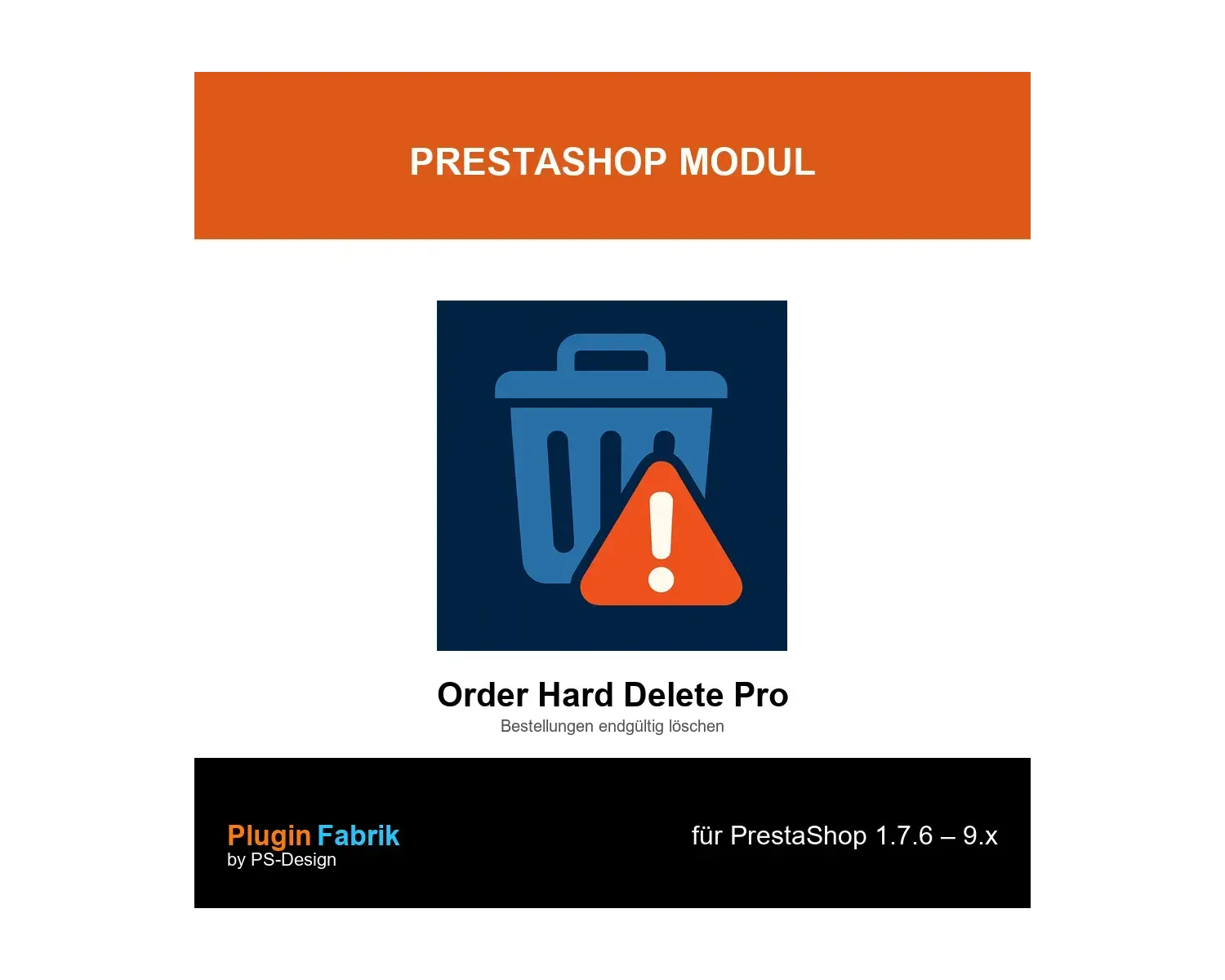 Order Hard Delete Pro – Permanently Delete Orders | PrestaShop Module
