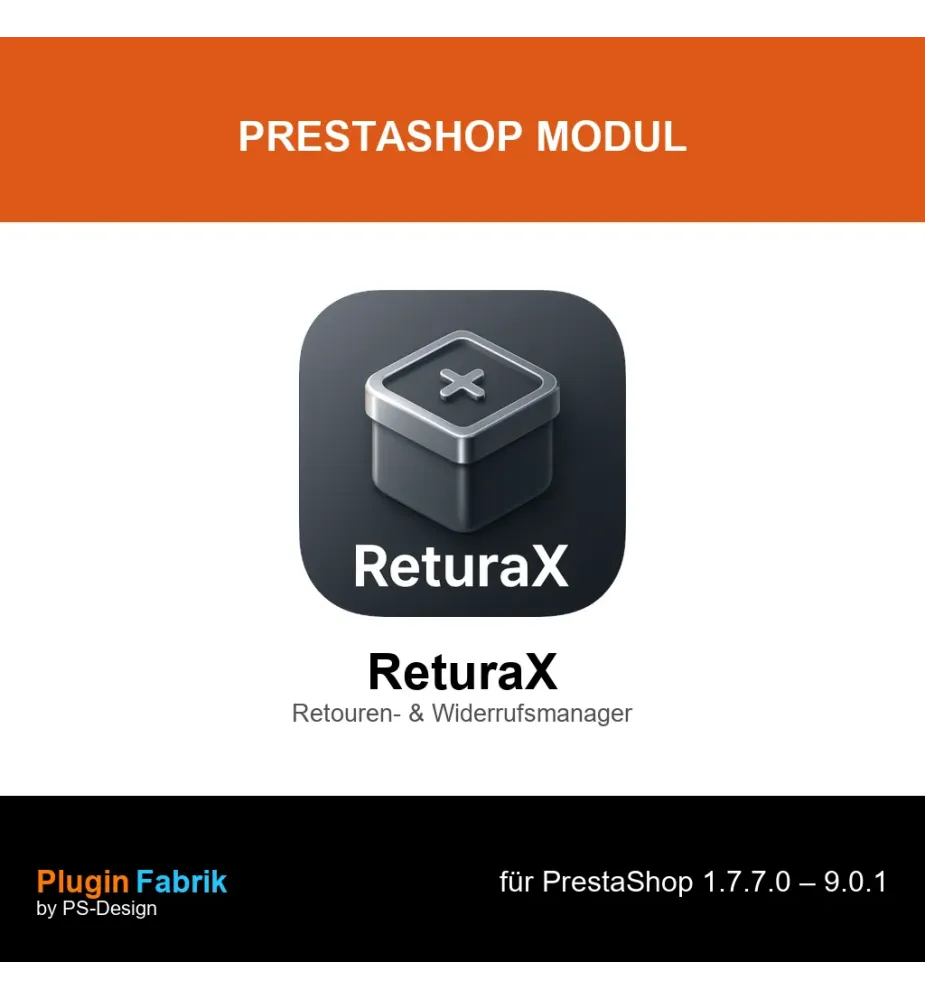 ReturaX – Retouren- & Widerrufsmanager für PrestaShop