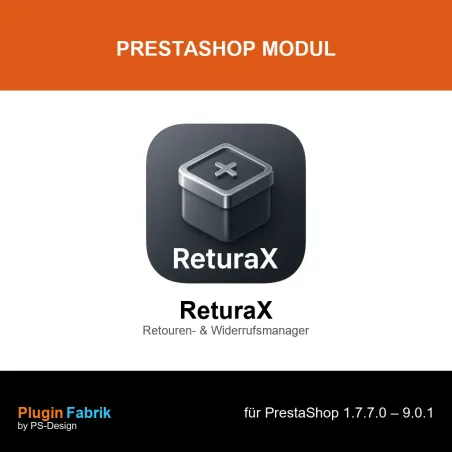 ReturaX – Retouren- & Widerrufsmanager für PrestaShop