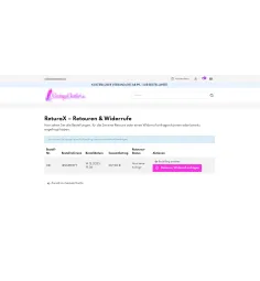 ReturaX – Retouren & Widerrufsmanager für PrestaShop