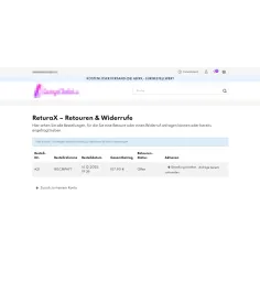 ReturaX – Retouren & Widerrufsmanager für PrestaShop