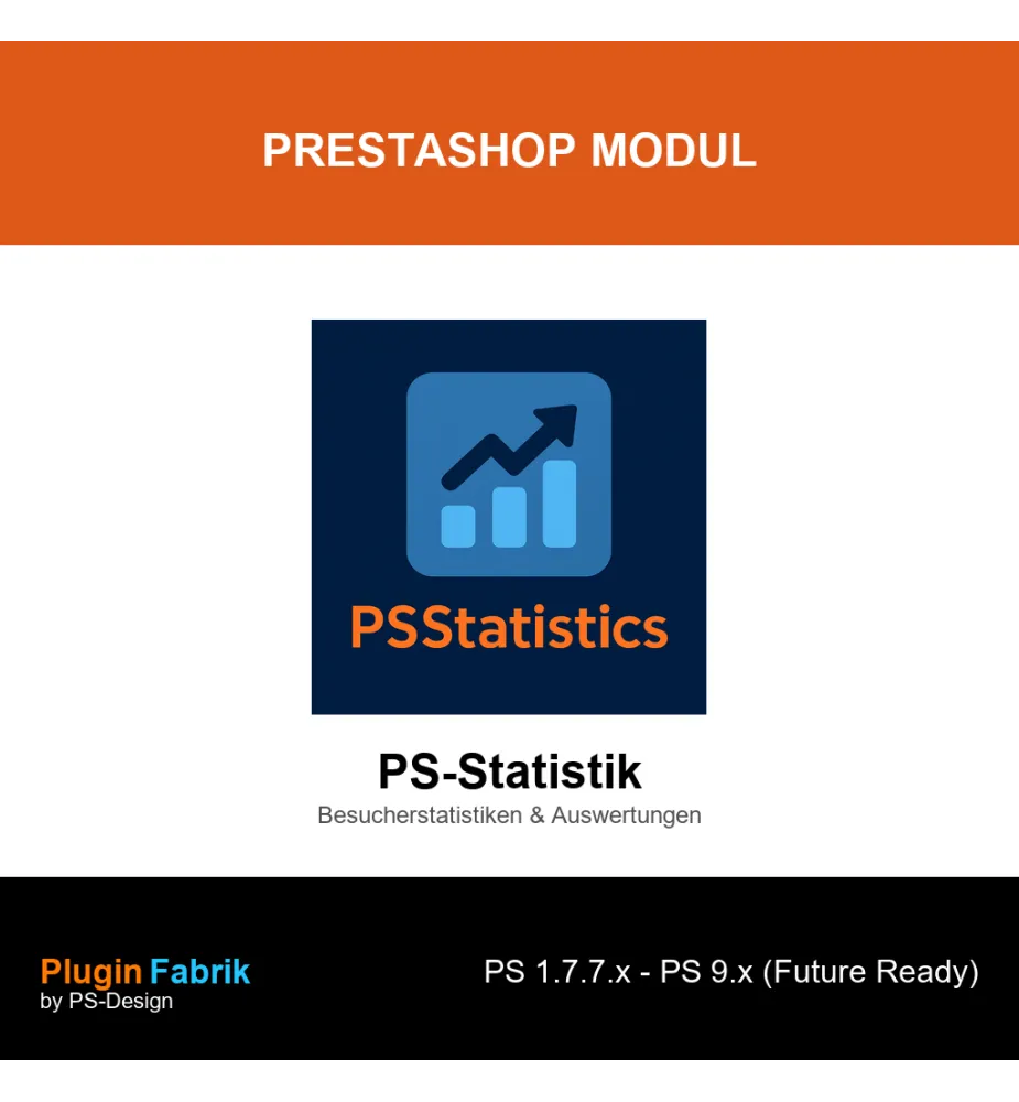 PS-Statistik Pro – Datenschutzfreundliche Besucherstatistik für PrestaShop (ohne Cookies & externe Tracker)