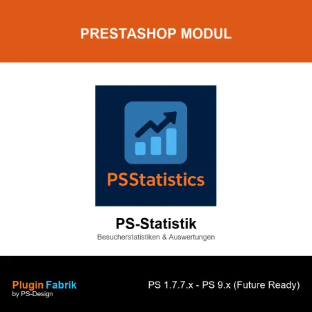 PS-Statistik Pro – Datenschutzfreundliche Besucherstatistik für PrestaShop (ohne Cookies & externe Tracker)